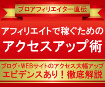 アフィリエイトで稼ぐためのアクセスアップ術教えます　賢者企画